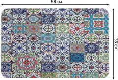 Коврик для сушки посуды «Цветочные вибрации» - Фото 2