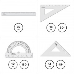 Набор чертежный геометрический L - Фото 2