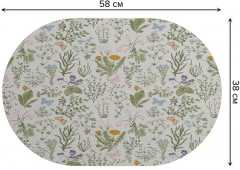 Коврик для сушки посуды «Полевой гербарий» - Фото 2