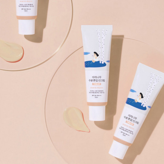 Крем для лица солнцезащитный SPF50+ PA++++ «Birch Juice SPF tone-up»