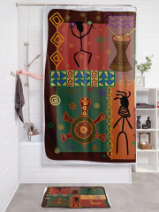 Штора для ванной комнаты «Африканская история» - Фото 4