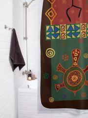 Штора для ванной комнаты «Африканская история» - Фото 6