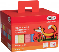 Мелки для асфальта цветные - Фото 1