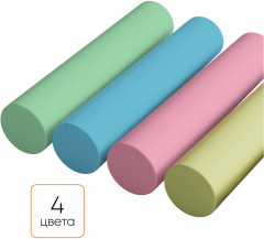 Мелки для асфальта цветные с держателем - Фото 3