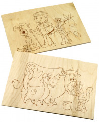 Доски для выжигания «Простоквашино» - Фото 1