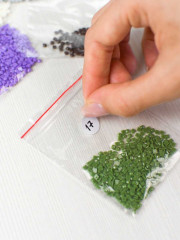 Мозаика алмазная с подрамником «Роскошная роза» - Фото 12