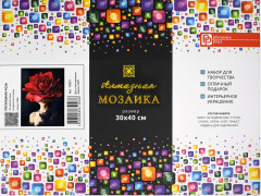 Мозаика алмазная с подрамником «Роскошная роза» - Фото 2