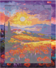 Мозаика алмазная с подрамником «Тоскана» - Фото 3