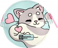 Кошелёк для банкнот и монет «Влюбленный котик» - Фото 2