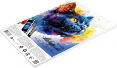 Набор бумаги для акварели «Чёрный котенок» - Фото 1