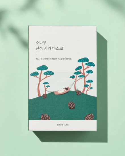 Маска для лица успокаивающая «Pine Calming Cica Mask»