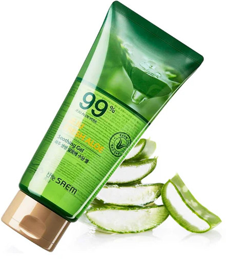 Гель для лица и тела с алоэ успокаивающий «Jeju Fresh Aloe Soothing Gel 99%»