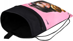 Мешок для сменной обуви «Брюнетка с собачкой» - Фото 3