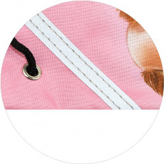 Мешок для сменной обуви «Брюнетка с собачкой» - Фото 4