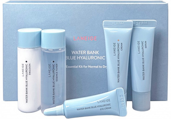 Набор средств по уходу за лицом «Water bank blue hyaluronic 5 step essential kit»