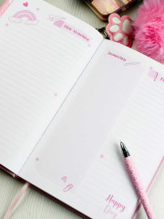 Дневничок для девочек «Кошечка в пальто» - Фото 10