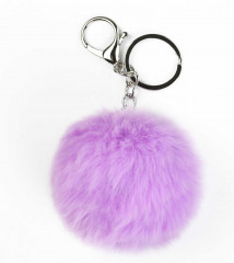 Брелок меховой «Серебряный мишка» - Фото 1