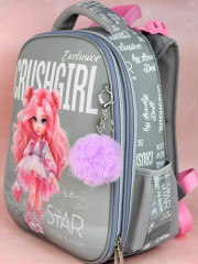 Брелок меховой «Серебряный мишка» - Фото 2