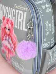 Брелок меховой «Серебряный мишка» - Фото 4