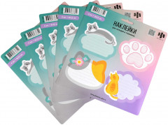 Наклейки бумажные для подписи «Заметки для котиков» - Фото 1