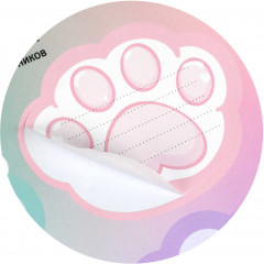 Наклейки бумажные для подписи «Заметки для котиков» - Фото 2