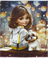 Комплект обложек для тетрадей с голографическим рисунком - Фото 4