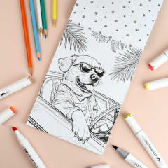 Книжка-раскраска для детей «Модные животные» - Фото 3