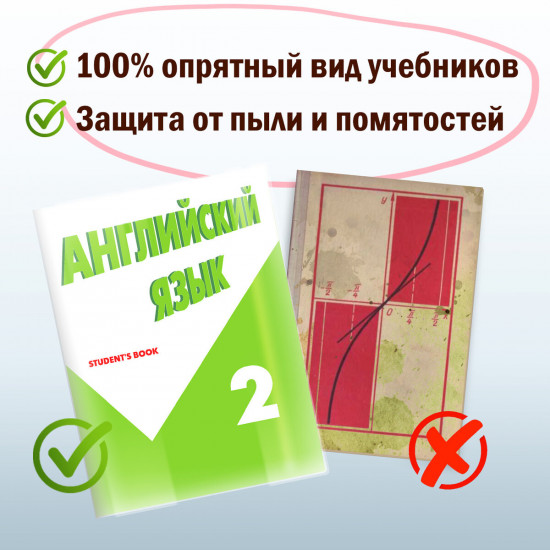 Набор обложек ПВХ для учебников