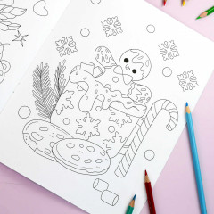 Раскраска для детей «Сладости» - Фото 5