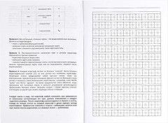 Тетрадь для записи китайских иероглифов «Акита в сакурах» - Фото 3