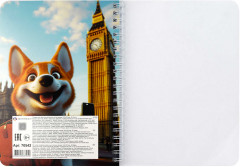 Тетрадь для записи иностранных слов «Корги в Лондоне» - Фото 6