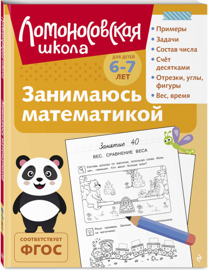 Занимаюсь математикой: для детей 6-7 лет
