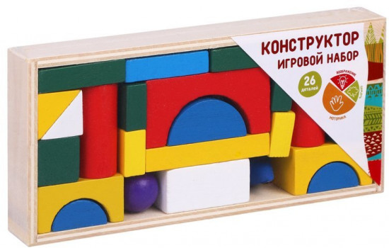 Конструктор деревянный