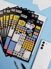 Набор наклеек бумажных - Фото 5