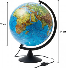 Глобус физический с подсветкой «Классик» - Фото 4