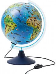 Глобус интерактивный зоогеографический с подсветкой и VR-очками - Фото 1