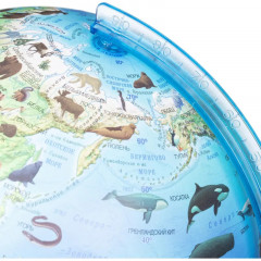 Глобус интерактивный зоогеографический с подсветкой и VR-очками - Фото 7