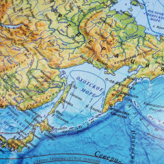 Глобус интерактивный физико-политический с подсветкой рельефный - Фото 5