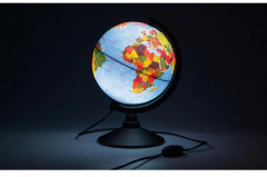 Глобус физико-политический с подсветкой рельефный - Фото 1