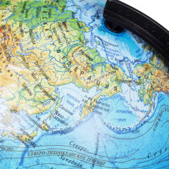 Глобус физико-политический с подсветкой рельефный - Фото 6