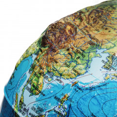 Глобус физико-политический с подсветкой рельефный - Фото 8