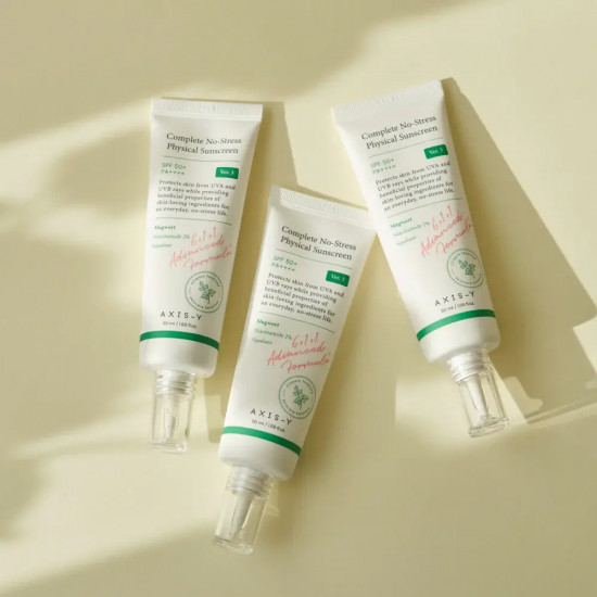 Крем для лица солнцезащитный «Complete No-Stress Physical Sunscreen» SPF50+ PA++++