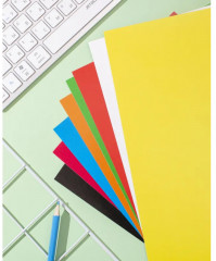 Набор цветного мелованного картона «Отличник» - Фото 7