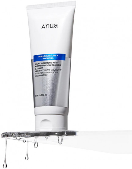 Мягкая пенка для умывания «Hyaluronic Acid 8+ Pantenol Foaming Cleanser»