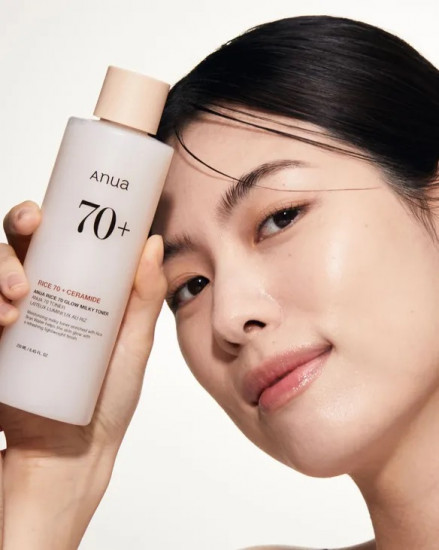 Молочный тонер для лица «Rice 70+ Ceramide Glow Milky Toner»