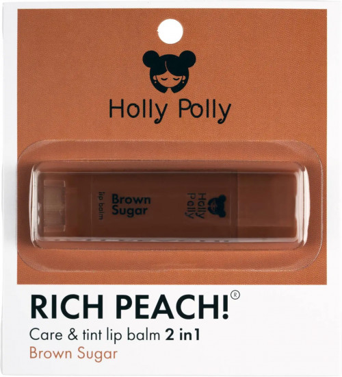 Оттеночный бальзам для губ «Brown Sugar», тон Rich Peach