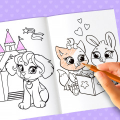Набор раскрасок для девочек «Для маленьких принцесс» - Фото 3