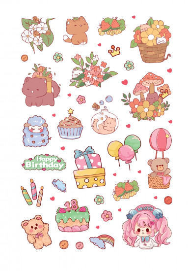 Наклейки «Kawaii Club»