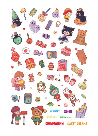 Наклейки «Kawaii Club»