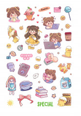 Наклейки «Kawaii Club» - Фото 1